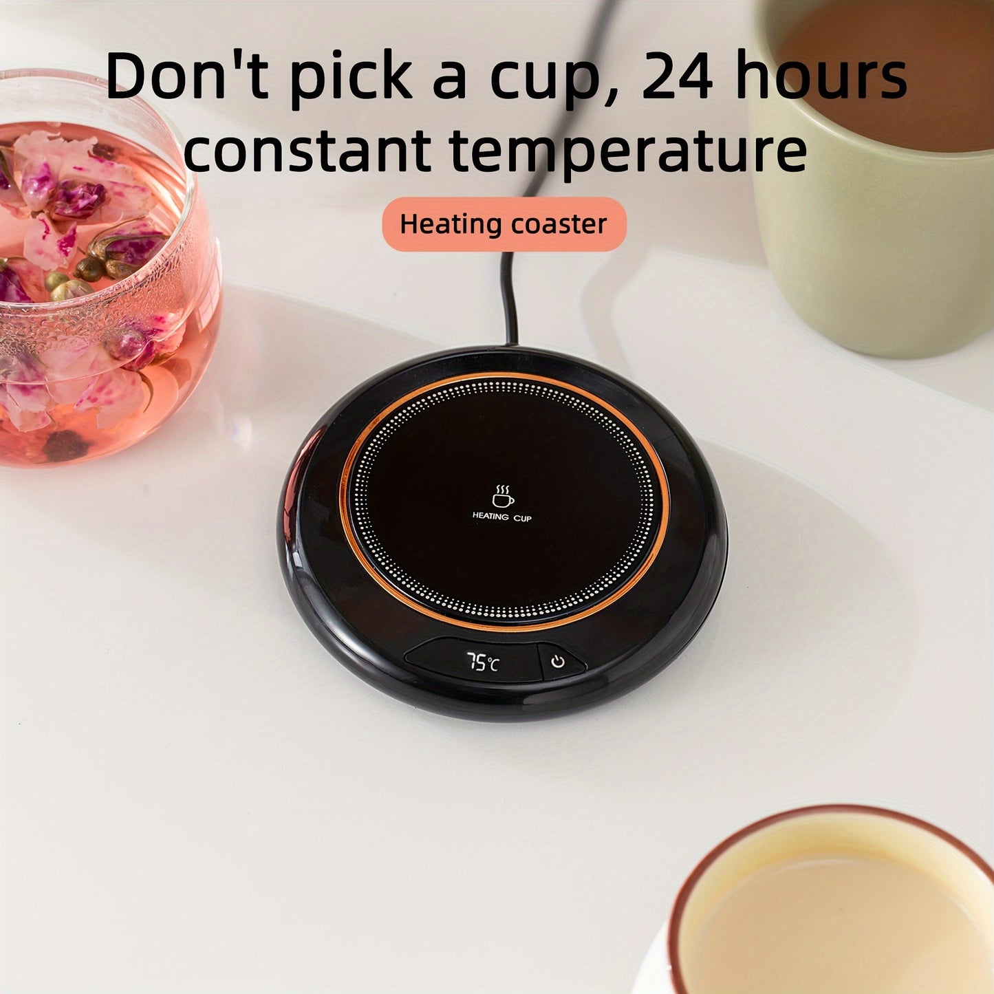 Smart Mug Warmer The Must-Have Accessory to Keep Your Drinks Hot ☕🔥